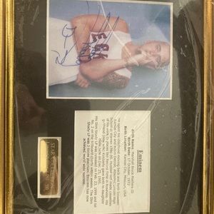 Eminem autographed frame